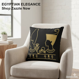 Goddelijke Isis & Osiris Koninklijke Kunst Kussen