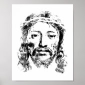 Goddelijke Jezus Portret - Een tijdloze voorstelli Poster (Voorkant)