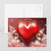 Goddelijke Liefde  Feestdagenkaart (Voorkant / Achterkant)