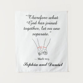 Goddelijke Liefde: Huwelijks wandtapijt Wandkleed