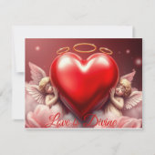 Goddelijke Liefde  Notitiekaartje (Voorkant)