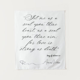 Goddelijke Liefde: Trouwbehangsel Wandkleed