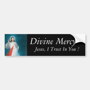 Goddelijke Mercy Jezus, ik vertrouw op je. Bumpersticker