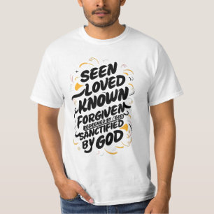 Goddelijke Omarming: Een Boodschap van Geloven en T-shirt