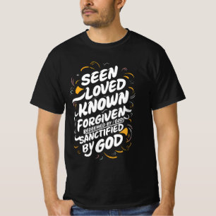 Goddelijke Omhelzing: Een boodschap van geloof en T-shirt