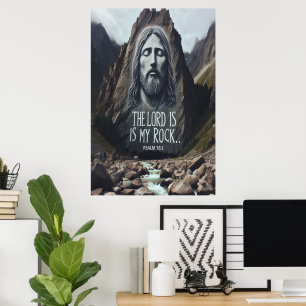 Goddelijke ontmoeting: Jezus op de berg Poster