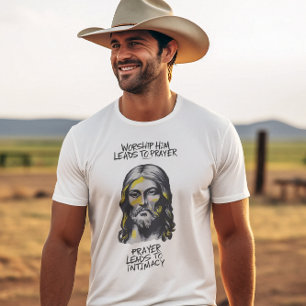 Goddelijke Openbaring: Aanbidding Hem leidt tot ge T-shirt