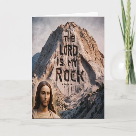 Goddelijke Openbaring: De Heer is mijn rots Kaart (Voorkant)