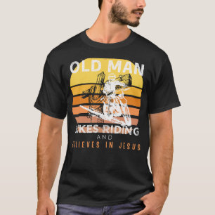 Goddelijke reis: Grumpy Old Mans Jesus Ride & Humo T-shirt