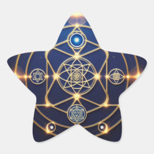 Goddelijke Straling – 5: Verlichte Universele Ener Ster Sticker
