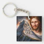 Goddelijke Verlosser: De Heer is mijn rots Sleutelhanger (Voorkant)