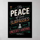 Goddelijke Vrede Graphic Poster (Voorkant)