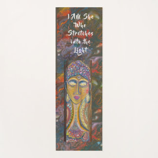 Goddelijke Vrouwelijke Boeddha originele kunst Yogamat