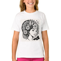 Goddelijke Vrouwelijke Mandala Art Floral Crystal 