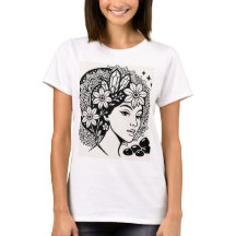 Goddelijke Vrouwelijke Mandala Art Floral Crystal 