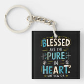 Goddelijke zegeningen: een Bijbelse verlichting Sleutelhanger (Voorkant)