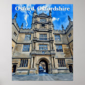 Goddelijkheid in steen - Bodleian Library, Oxford Poster (Voorkant)