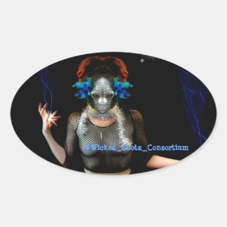 goddeloos magisch ovale sticker