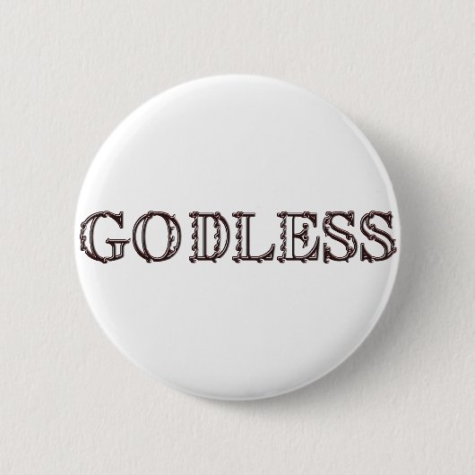 goddeloos ronde button 5,7 cm (Voorkant)