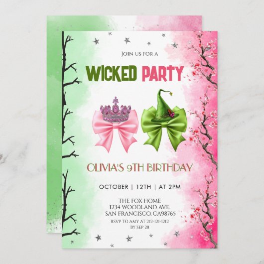 goddeloze feestdag kaart (Voorkant / Achterkant)