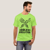 Goddeloze shirt van de rebellenhonkbal (Voorkant volledig)