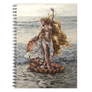 Goddess Aphrodite-laptop van kunstenaar Lindsay Ar Notitieboek
