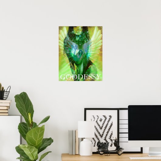 Goddess Archangel Metatron Centerfold Model Poster (Thuiskantoor)