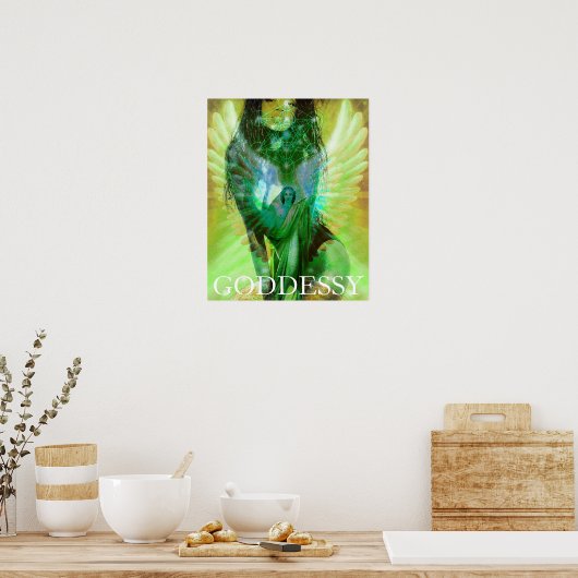 Goddess Archangel Metatron Centerfold Model Poster (Keuken)