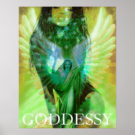 Goddess Archangel Metatron Centerfold Model Poster (Devant)