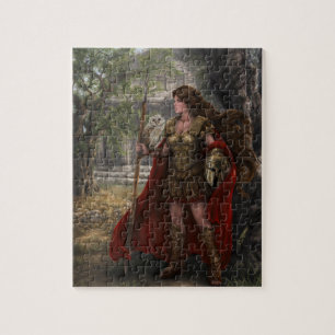 Goddess Athena Puzzle, kunstenaar Lindsay Archer Legpuzzel