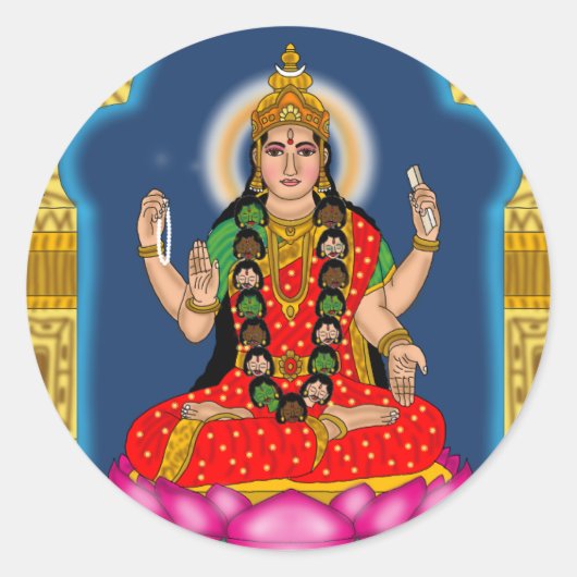 Goddess Bhairavi Stickers (Devant)
