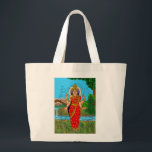 Goddess Bhramari Tote Bag<br><div class="desc">Carry divine energy wherever you go with this Goddess Bhramari tote bag featuring powerful Hindu devotional artwork. Maa Bhramari, a fierce manifestation of Goddess Durga associated with bees and divine protection, symbolizes strength and the destruction of negativity. Perfect for daily use, shopping, books, or travel, this tote bag blends sacred...</div>