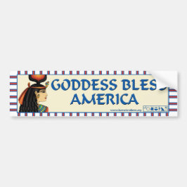 Goddess Bless America Bumpersticker