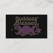 Goddess Blessed Visitekaartjes (Achterkant)