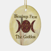 Goddess Blessings Keramisch Ornament (Rechts)
