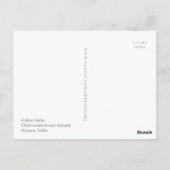 Goddess Briefkaart (Achterkant)