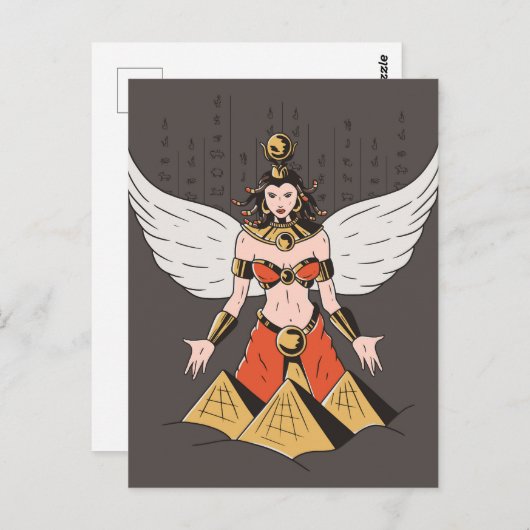 Goddess Briefkaart (Voorkant / Achterkant)