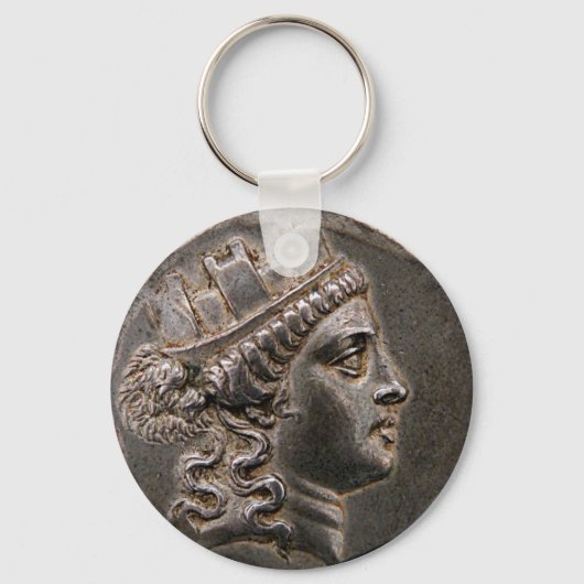 Goddess Cybele Tetradrachme Sleutelhanger (Voorkant)
