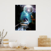 Goddess De La Lune Poster (Keuken)