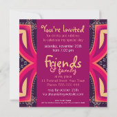 Goddess Diva Special Event Party Invitation (Dos)
