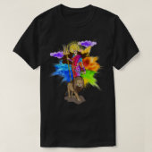 Goddess Durga Bengali Puja Hindu Religie Navratri T-shirt (Design voorkant)