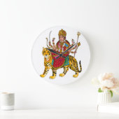 Goddess Durga Clock Grote Klok (Huis)