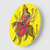 Goddess Durga Clock Grote Klok (Hoek)