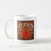 Goddess Durga en Tiger Mok (Links)
