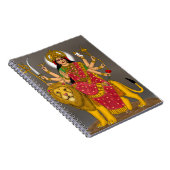 Goddess Durga Notebook Notitieboek (Rechterzijde)
