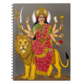 Goddess Durga Notebook Notitieboek (Voorkant)