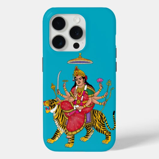 Goddess Durga Phone Cover (Achterkant)