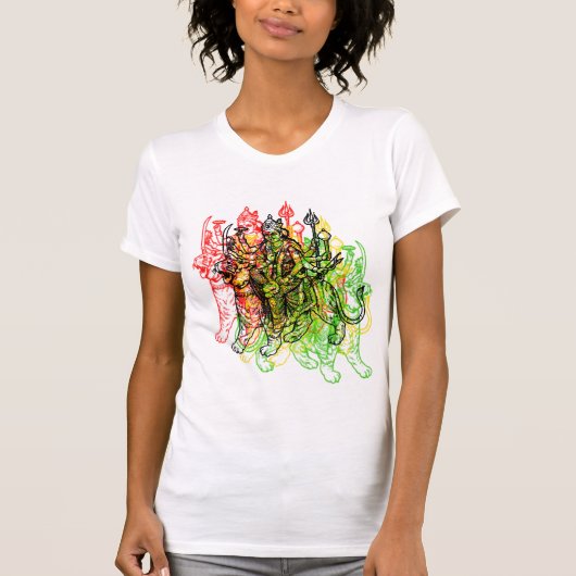 Goddess Durga T-shirt (Voorkant)