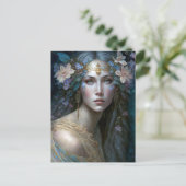 Goddess Fantasy Art Briefkaart (Staand voorkant)
