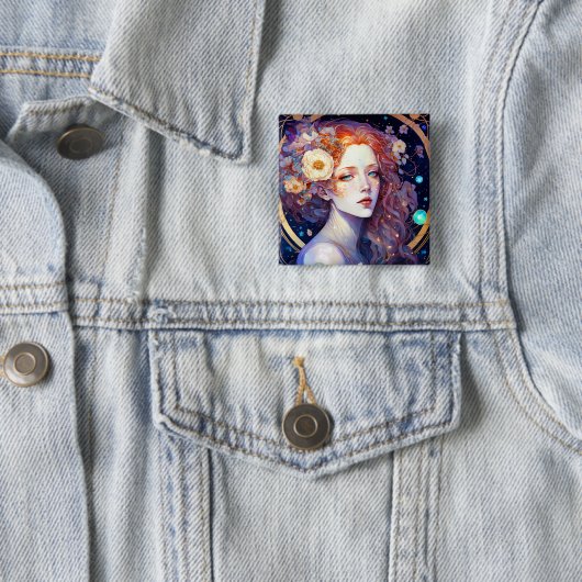 Goddess Fantasy Art Button (In situ)